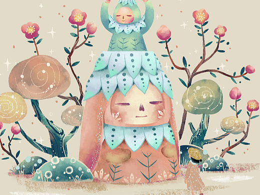 春园（个人主页-ZNTkyMDg4OTY=） - 创作习作 - 站酷设计师插画师夏之悠原创素材 - 站酷ZCOOL