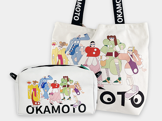 okamoto7015 瓜生太郎联名款帆布袋