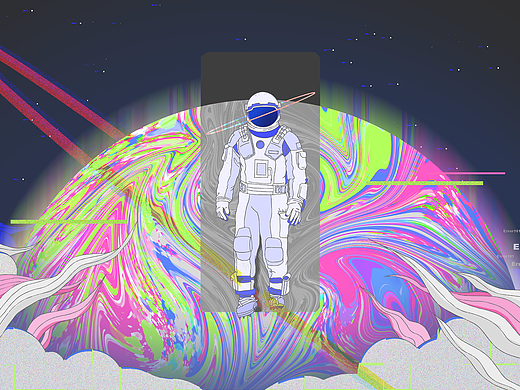 UI界面设计 | 星际穿越主题