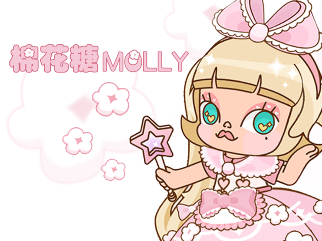 POPMART 涂装大赛之“棉花糖MOLLY”
