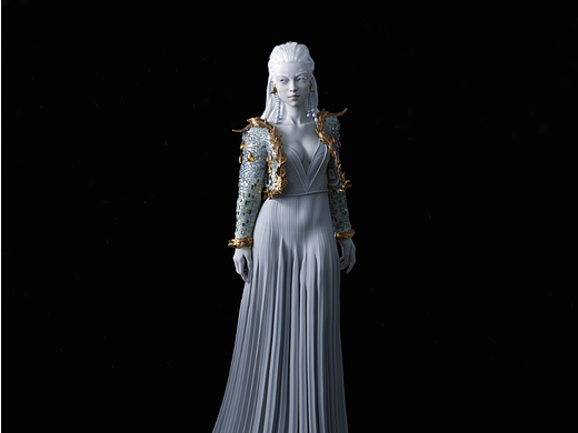 圣罗兰人物模型