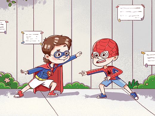 教育类儿童插画