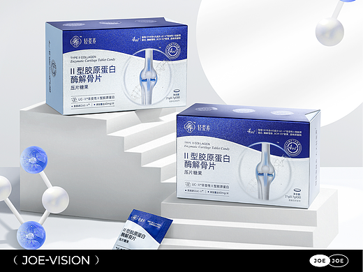现代极简风『骨骼蛋白片｜保健食品』X JOE VISION