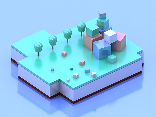 【建模過(guò)程】雜亂的立方體 #創(chuàng)作加油站#（個(gè)人主頁(yè)-ZNjE1MTc2NjQ=） - 其他三維 - 站酷設(shè)計(jì)師鹽de插畫(huà)屋原創(chuàng)素材 - 站酷ZCOOL