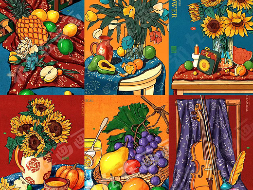 最近的商业插画