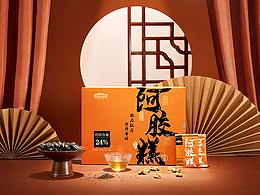 食品摄影丨五谷磨房阿胶糕