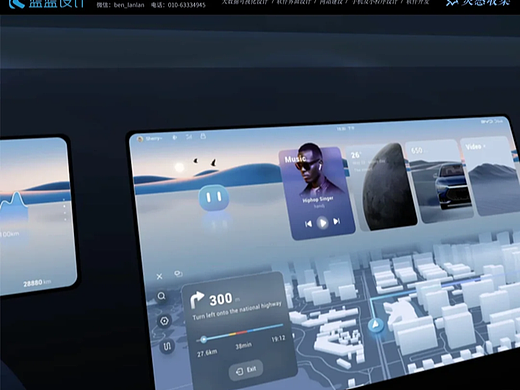 优秀的深色卡片设计 —— 蓝蓝设计每日分享
