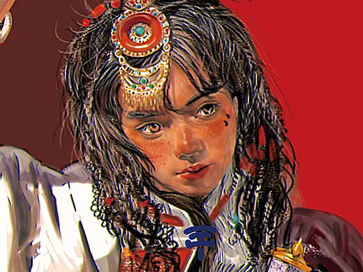 藏族女孩