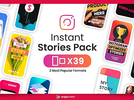 AE模板|竖屏动态快速动画标题展示广告综艺片头开场