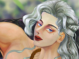 厚涂肌肉美男子