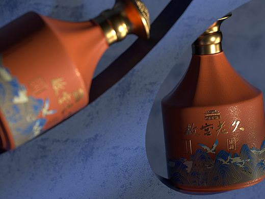 GUGONGLAOJIU X 白酒包裝設(shè)計（個人主頁-ZNTk2NTkxMjA=） - 包裝 - 站酷設(shè)計師有微設(shè)計原創(chuàng)素材 - 站酷ZCOOL