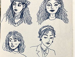 手绘速写打卡day8-头像