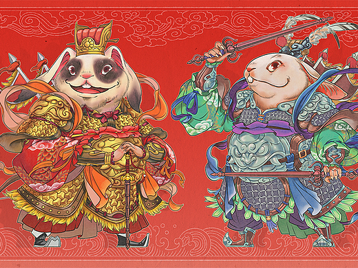癸卯年生肖门神