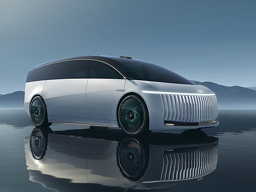 广汽氢能源概念车绿境SPACE官方渲染图