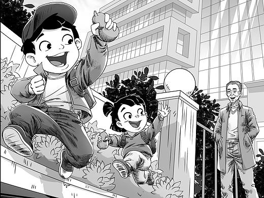 小偵探貝奇（個人主頁-ZNjY5NDkyOTY=） - 兒童插畫 - 站酷設(shè)計師UDrawing原創(chuàng)素材 - 站酷ZCOOL