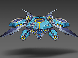 賽博朋克風手游項目-機械援護載具