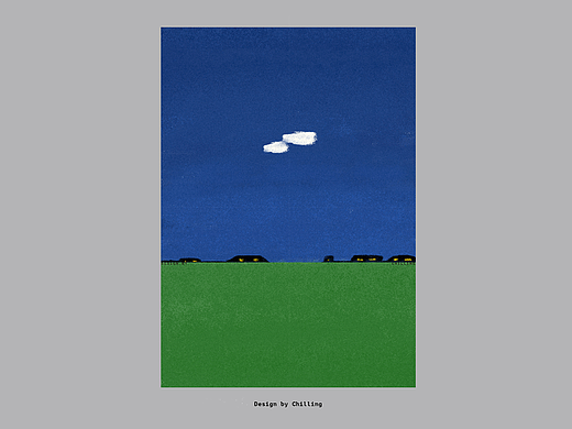 夏天 ，夜裡看雲