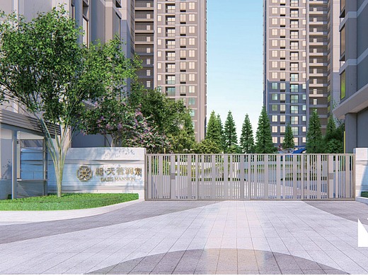 地产标识 清悦空间 中梁集美公区地产导视
