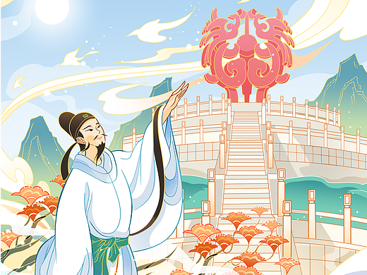 南京文旅局＆南京文化集团朝代插画