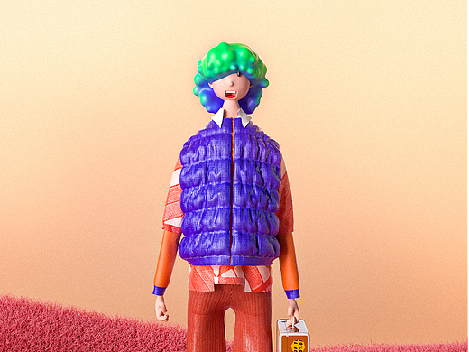 C4D+MD人物小练习
