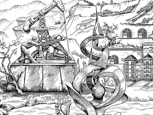 延长县版画（个人主页-ZNjc1MzA3Njg=） - 商业插画 - 站酷设计师_探花丶_原创素材 - 站酷ZCOOL