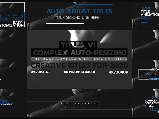 AE模板 | 令人惊叹酷炫且富有创意自动调整大小促销