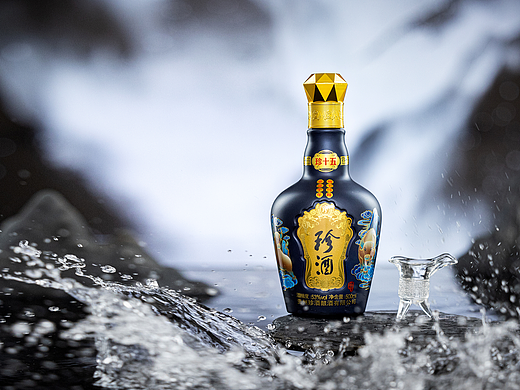 产品摄影-白酒拍摄-珍酒-珍十五牛年