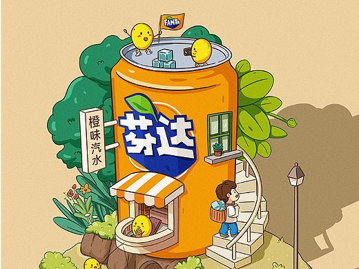 小场景插画作品合集