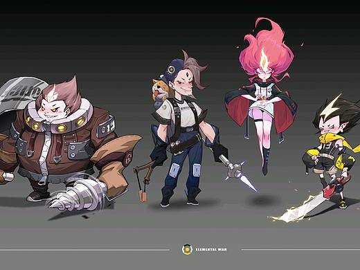 一套（个人主页-ZMzkwMDU5MDQ=） - 游戏原画 - 站酷设计师十三只螃蟹原创素材 - 站酷ZCOOL