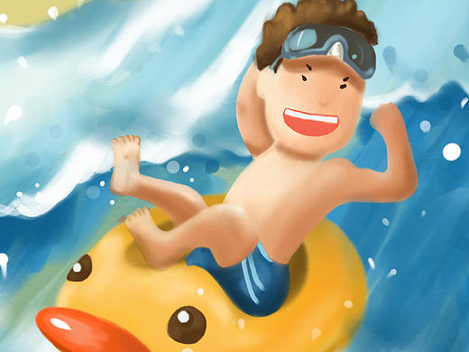 Summertime ’s definitely here!（个人主页-ZMjEzNzQwMTI=） - 创作习作 - 站酷设计师djangococo原创素材 - 站酷ZCOOL