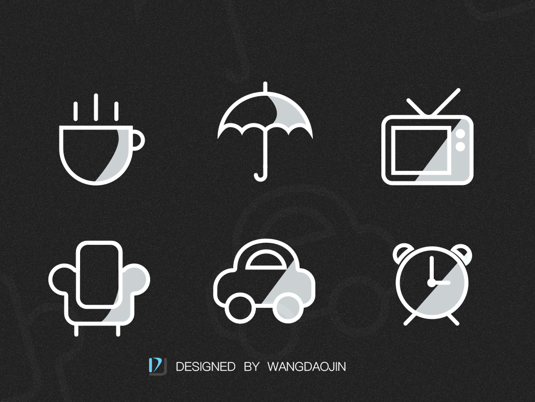 六个生活ICON_UX老道-站酷ZCOOL