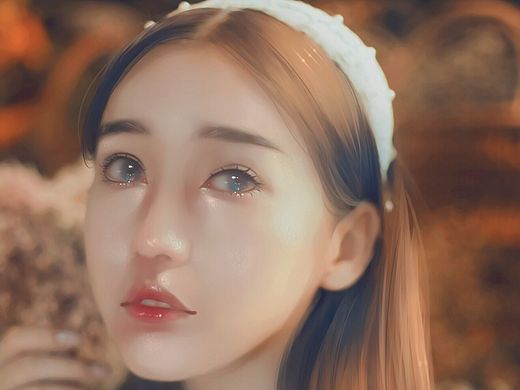 安德罗系列厚涂作品(友人系列)