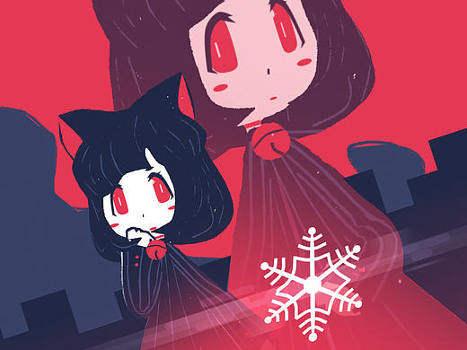 夜行少女（個人主頁-ZMjAyMDIxMDQ=） - 動畫片 - 站酷設(shè)計(jì)師青年薩瑪原創(chuàng)素材 - 站酷ZCOOL