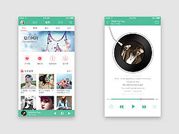 虾米音乐界面重设