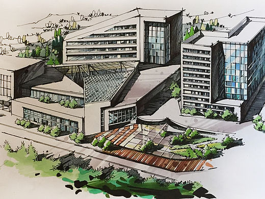 建筑手绘作品集