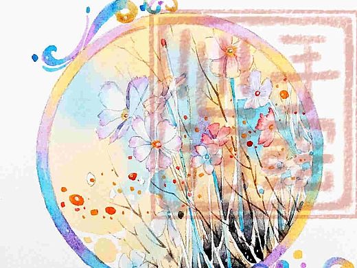 心河手绘（个人主页-ZOTYzOTIwOA==） - 商业插画 - 站酷设计师蒙古椰子原创素材 - 站酷ZCOOL