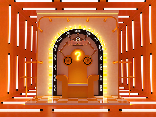 美陈DP打卡点夜市集市新年导视合影区网红婚礼花艺