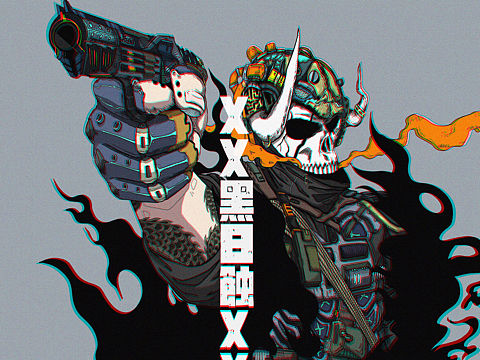 又双叒叕一张赛博朋克风