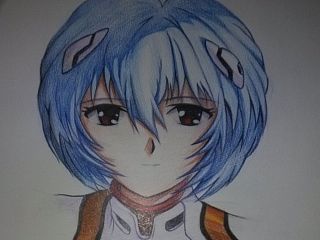 EVA凌波丽彩铅练习