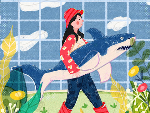 丝网印风格插画（个人主页-ZNTc5OTYwMDA=） - 创作习作 - 站酷设计师啊哈987454原创素材 - 站酷ZCOOL