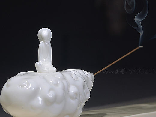 【吾心道场】 吾心禅境系列之云之上/筋斗云*悟空  线香插 陶瓷艺术香道空间摆件