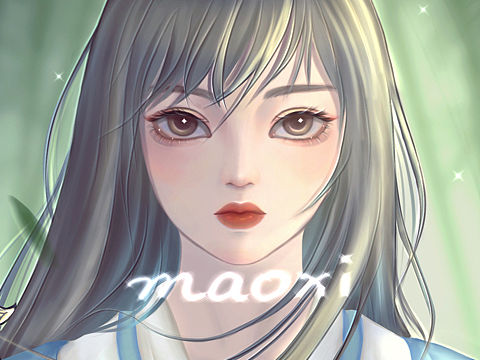 原创插画【竹林侠女】