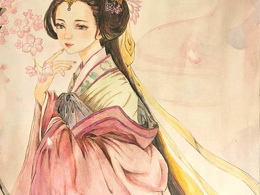 水彩系列2——古风人物