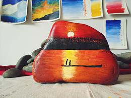 忙里偷闲画的几个石头