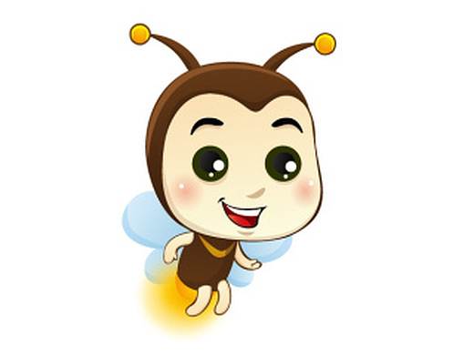 吉祥物萤火虫形象