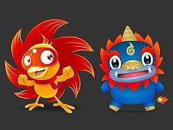 国金证券吉祥物设计稿（太阳鸟最终方案已确认）