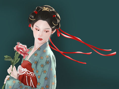 总是忍不住画美女