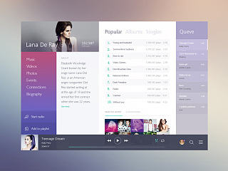 music player 界面练习