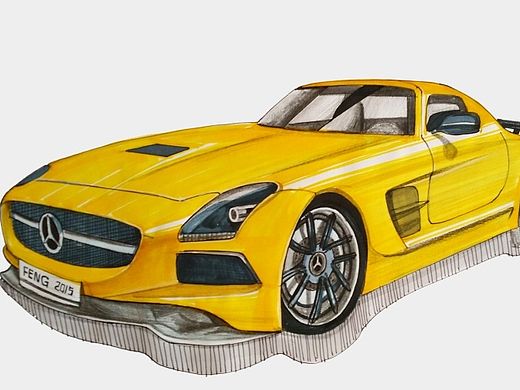 近期手繪，請各位大神指點(diǎn)（個(gè)人主頁-ZMTMxNTkyNzI=） - 交通工具 - 站酷設(shè)計(jì)師菲利克斯設(shè)計(jì)原創(chuàng)素材 - 站酷ZCOOL