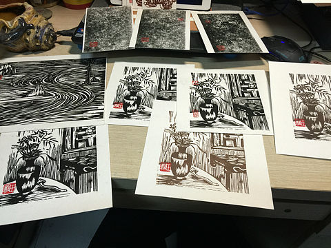 木刻版画，